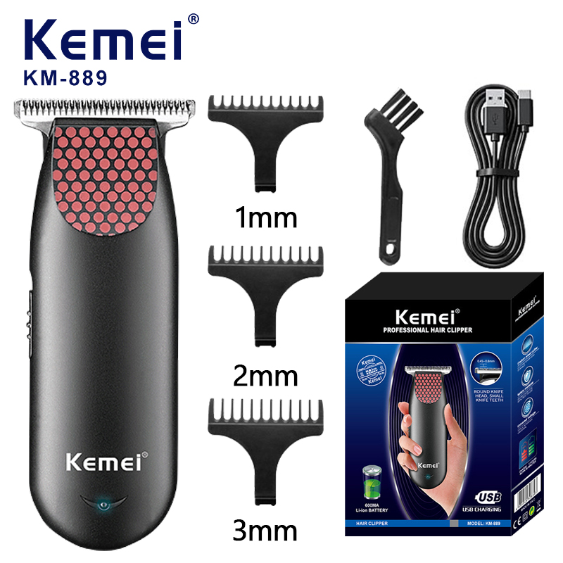 Mens Grooming Box - Kemei 889 전문 포켓 무선 머리