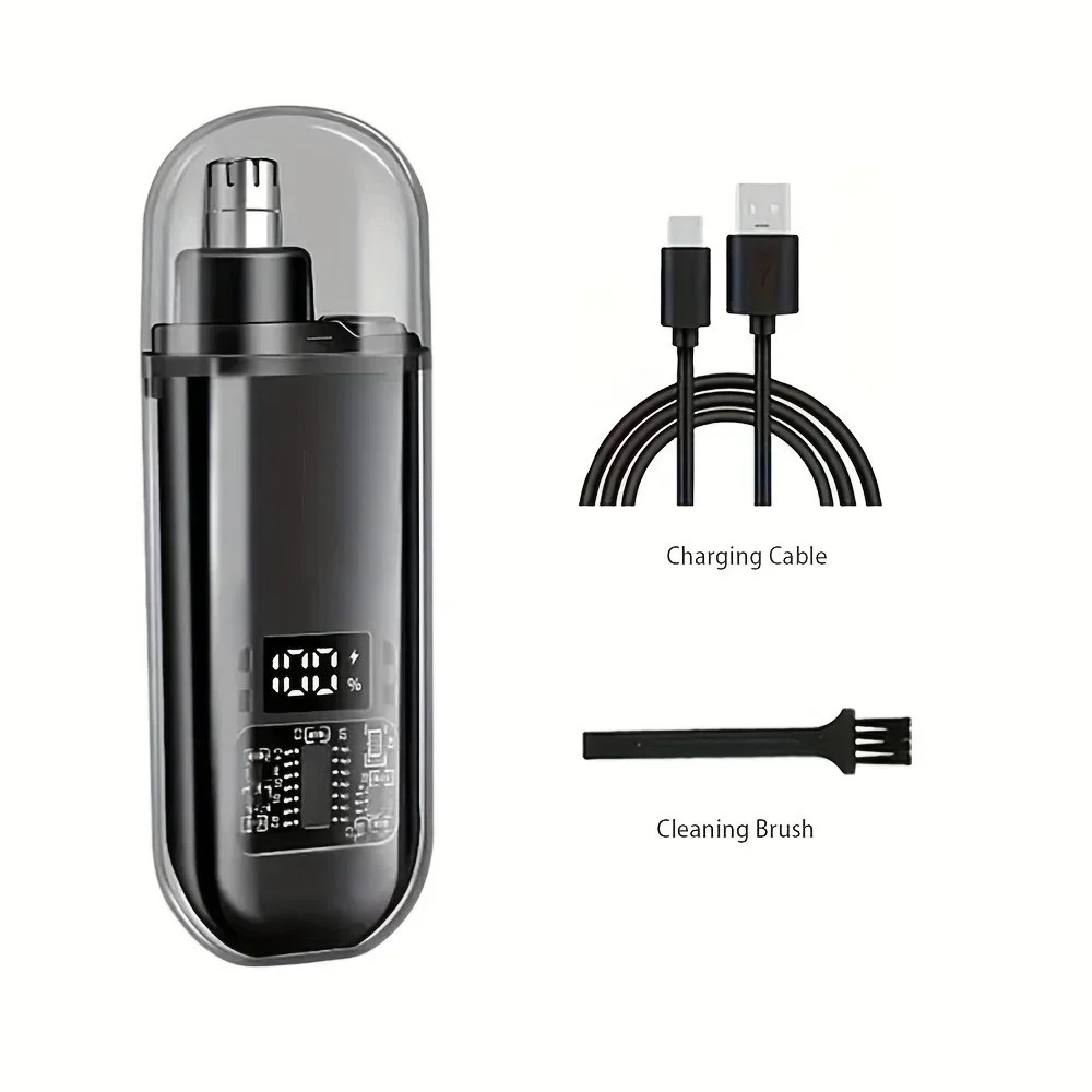 Men'S Grooming Nose And Ear - 전기 미니 코/귀털 트리머, 컴팩트 휴대용