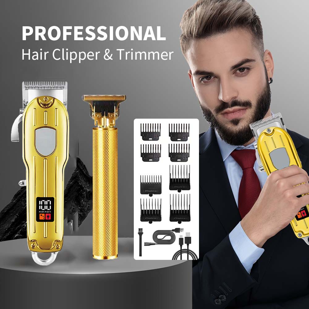 Beard Trimmer Cordless - 2 in 1 전기 헤어 클리퍼