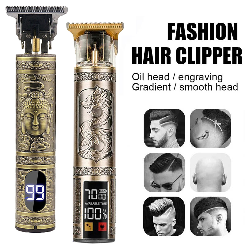 Hair Clipper Professional - 충전식 남성용 T9 조각 헤어 클리퍼