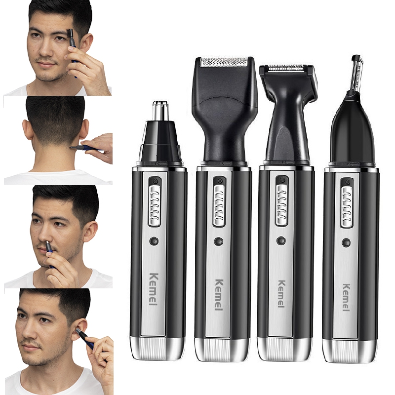 Men'S Grooming Nose And Ear - 케메이 충전식 전기 올인원 헤어 트리머