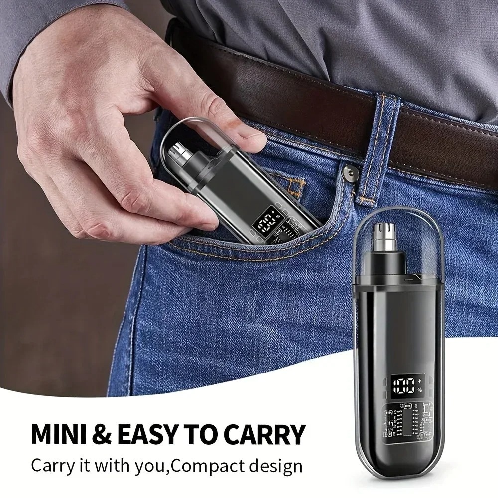 전기 코털/귀털 트리머 미니 컴팩트 휴대용 USB C  - Men'S Grooming Nose And Ear 리뷰 및 가격