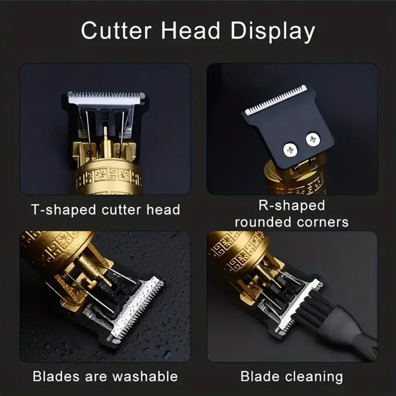 남성용 빈티지 T9 전기 헤어 클리퍼, 충전식 면도기  - Hair Clipper Professional 리뷰 및 가격