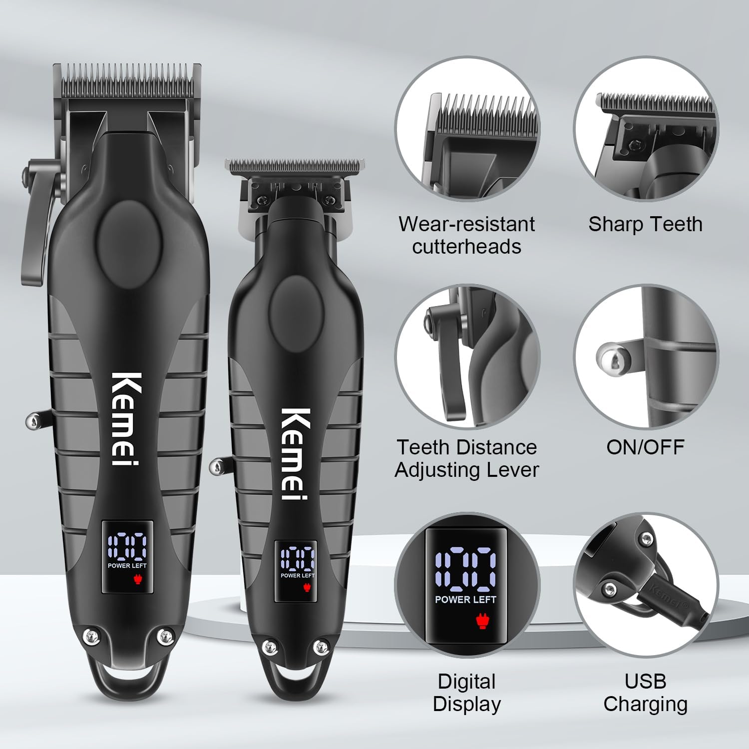 남성용 Kemei 헤어 클리퍼 키트, 전기 면도기, 헤 - Hair Clipper Professional 리뷰 및 가격