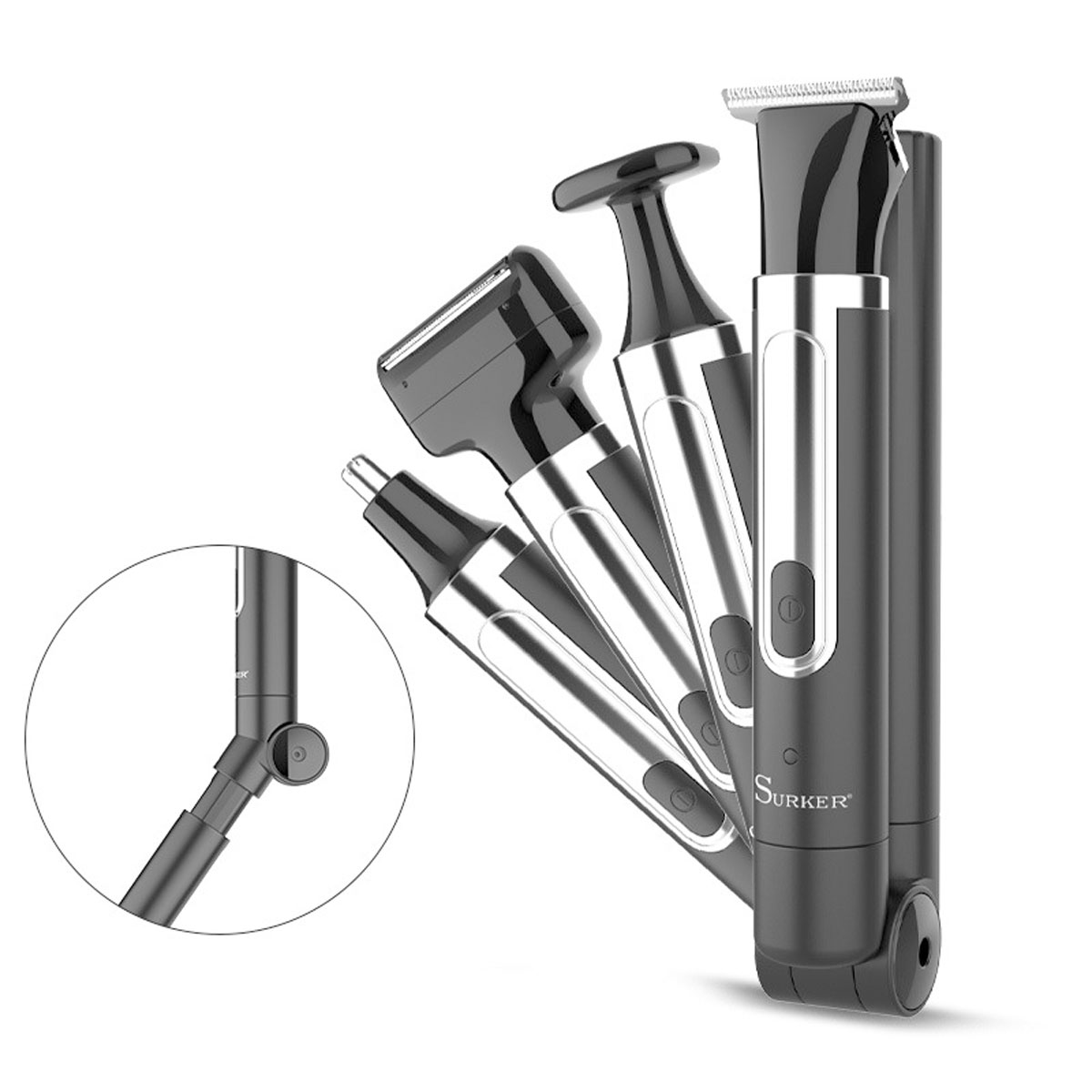 남성용 서커 4-in-1 면도기 그루밍 키트, 다기능  - Men'S Grooming Nose And Ear 리뷰 및 가격