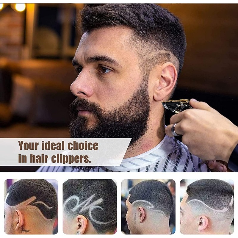 T9 전기 헤어 클리퍼 4개의 가이드 빗, 청소 브러시 - Beard Trimmer Cordless 리뷰 및 가격